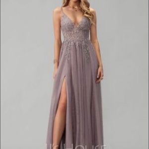 Ball-Gown/Princess V-neck Floor-Length